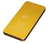 زرد جهانی قابل حمل USB قدرت بانک 4000mAh دوگانه با CE / ROSH / FCC تایید شده