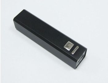 2600mAh شده فلزی قابل حمل USB بانک قدرت، قرمز صورتی سبز و نقره ای سیاه و سفید