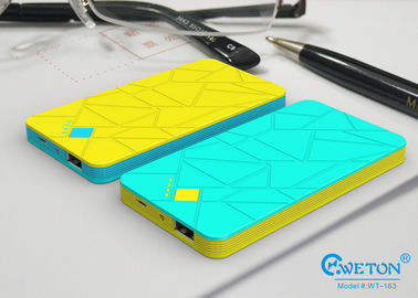 قابل شارژ 4000mAh لیتیوم پلیمر نازک بانک قدرت، جهانی قابل حمل قدرت بانک