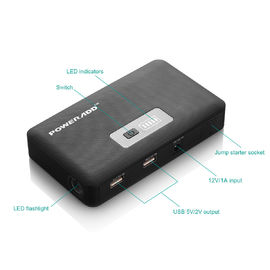 پشتیبان گیری همراه شارژر باتری 7800MAH اتومبیل پرش نویسنده با چراغ قوه LED