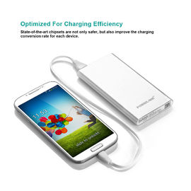 سفید جمع و جور سامسونگ کهکشان سریع شارژ بانک قدرت 5000MAH خروجی 5V 1A قابل حمل