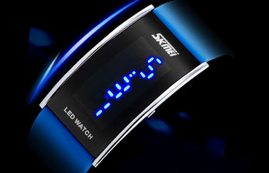 برای هر دو جنس PU گروه LED دیجیتال مچی 3 آب ATM مقاوم در برابر