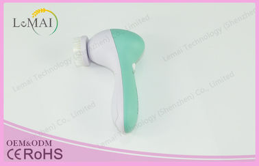 کوتاه برق قلم مو و صورت برای پاکسازی کننده قوی، صورتی / قرمز / سبز 4 در 1 تمیز کننده آرایشی