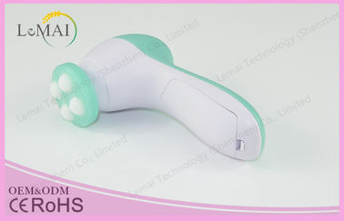 کوتاه برق قلم مو و صورت برای پاکسازی کننده قوی، صورتی / قرمز / سبز 4 در 1 تمیز کننده آرایشی